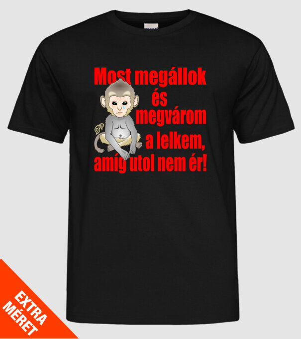  minta fekete pólón