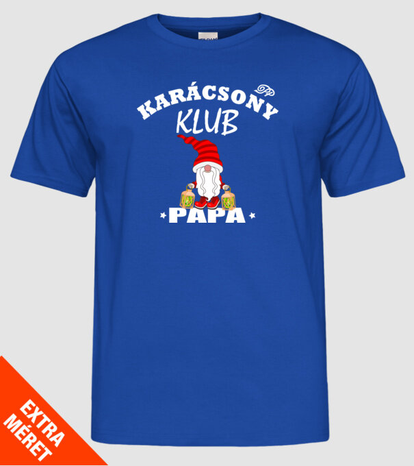  minta királykék pólón