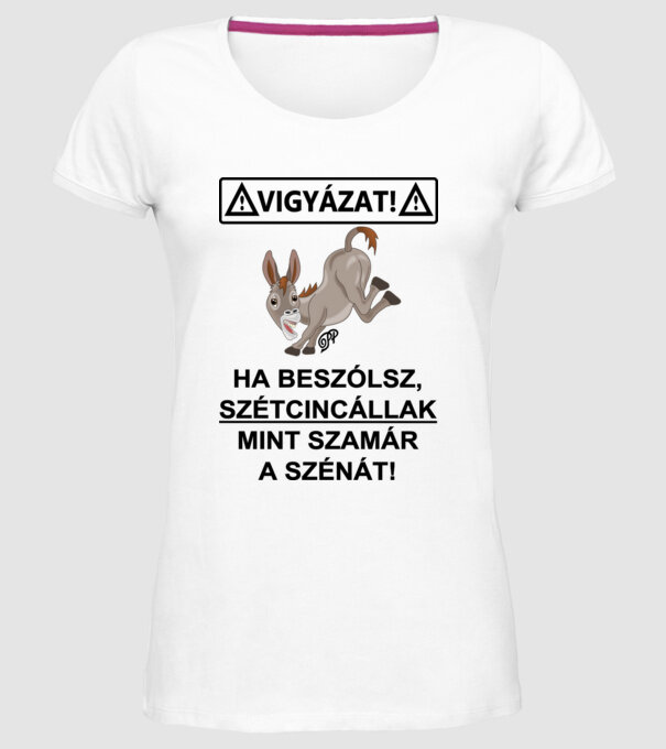  minta fehér pólón