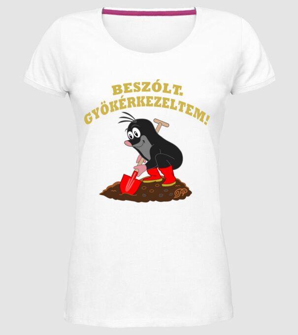  minta fehér pólón