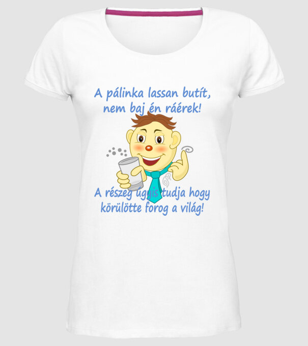  minta fehér pólón