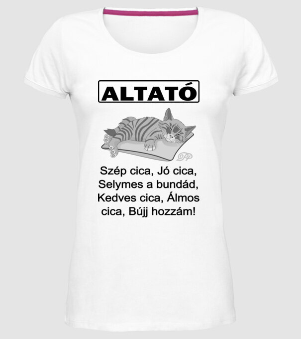  minta fehér pólón