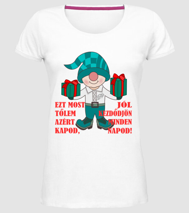  minta fehér pólón