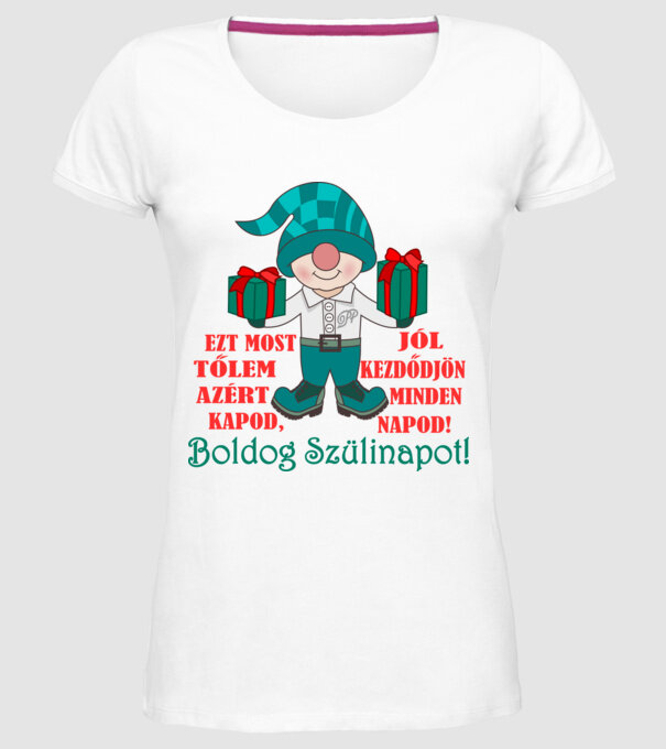  minta fehér pólón