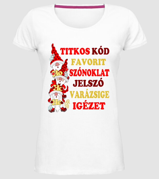  minta fehér pólón