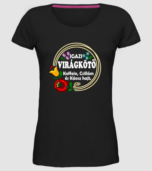  minta fekete pólón