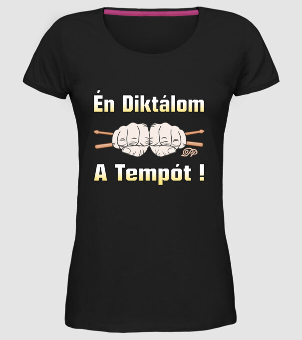  minta fekete pólón