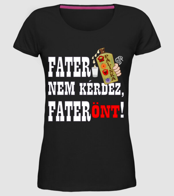  minta fekete pólón
