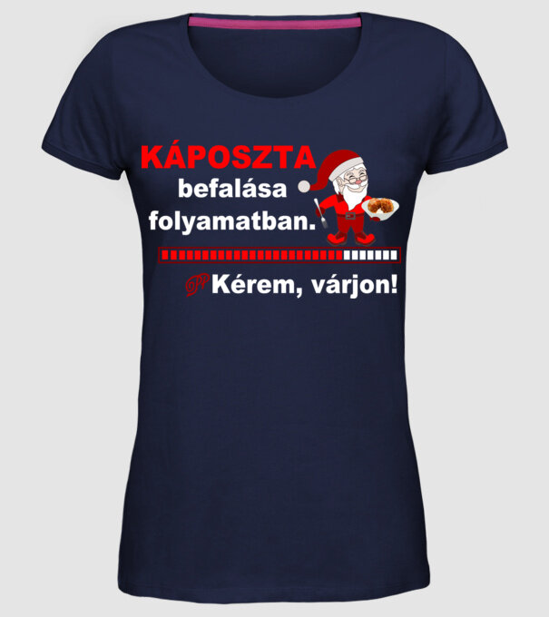  minta sötétkék pólón