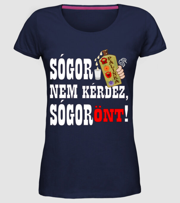  minta sötétkék pólón