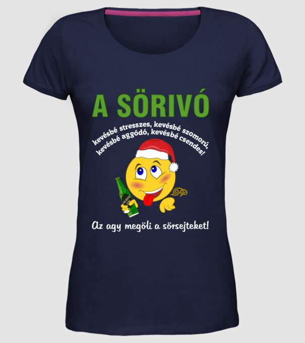  minta sötétkék pólón