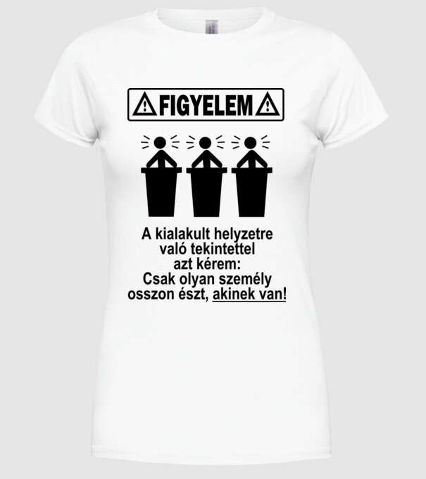  minta fehér pólón