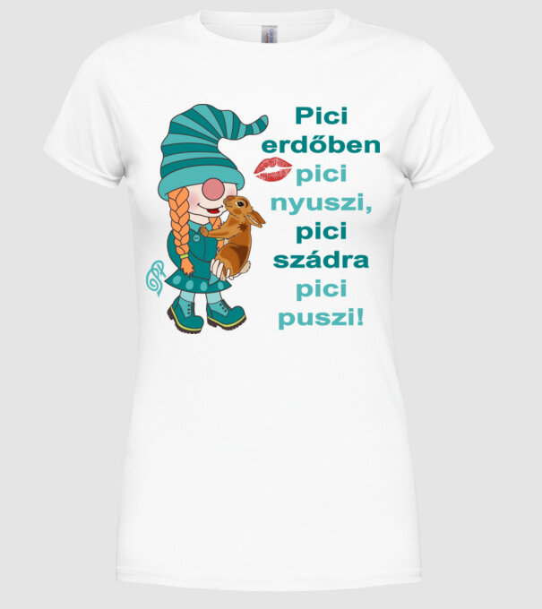  minta fehér pólón