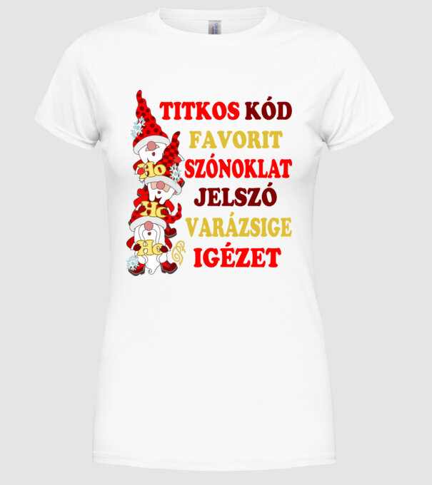  minta fehér pólón
