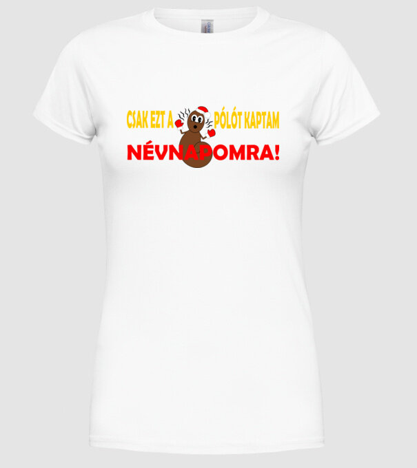  minta fehér pólón