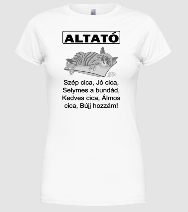  minta fehér pólón