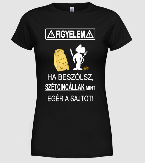  minta fekete pólón