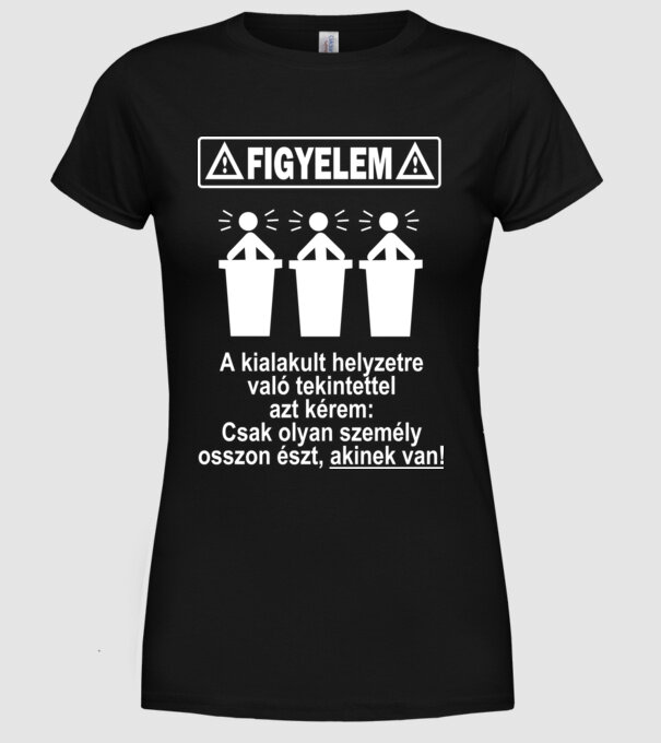  minta fekete pólón
