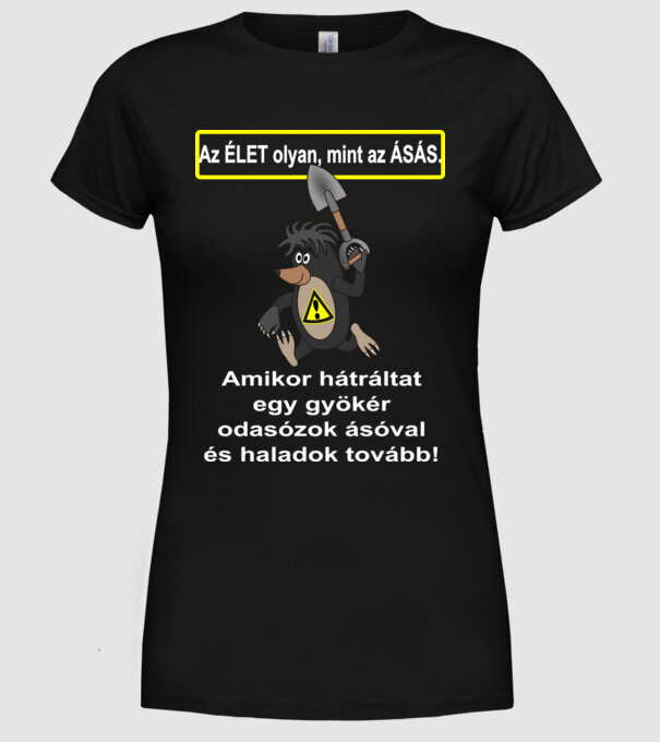  minta fekete pólón