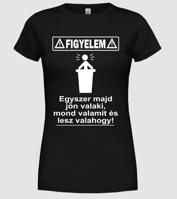  minta fekete pólón