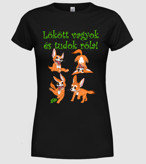  minta fekete pólón