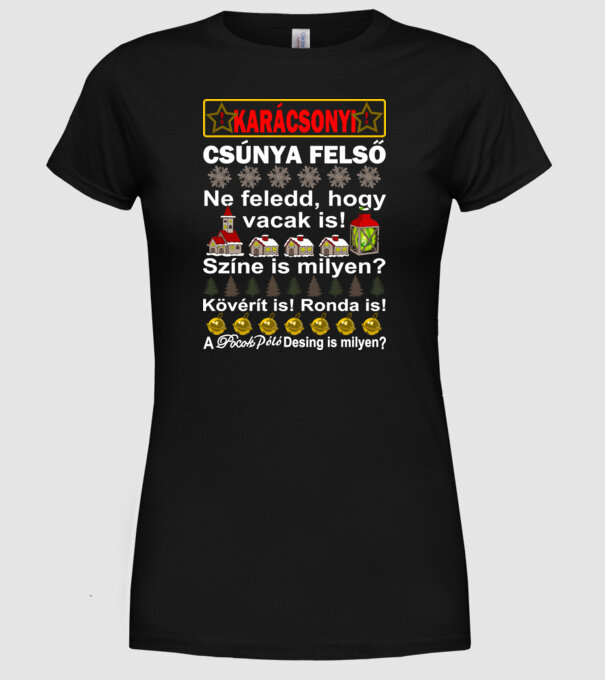  minta fekete pólón