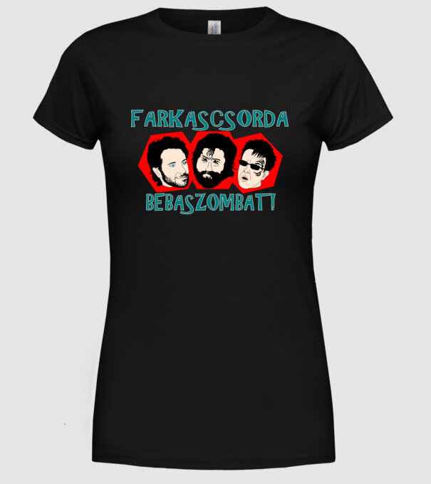  minta fekete pólón