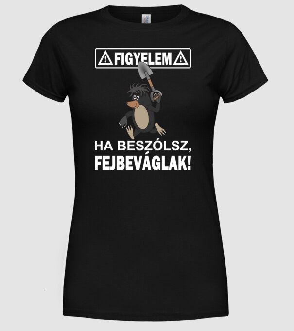  minta fekete pólón
