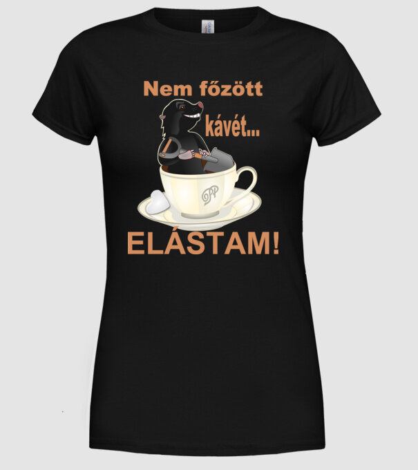  minta fekete pólón