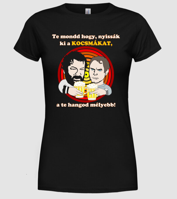  minta fekete pólón