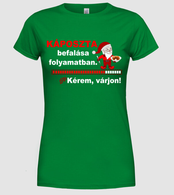  minta zöld pólón