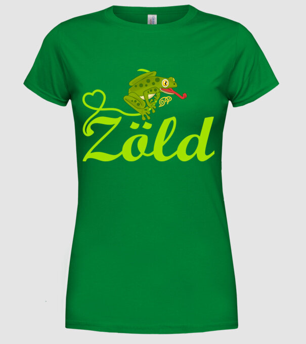  minta zöld pólón