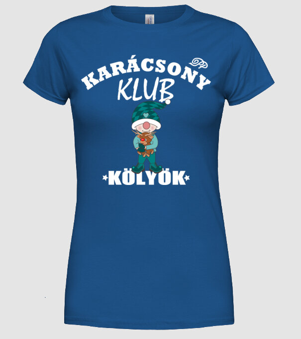  minta királykék pólón