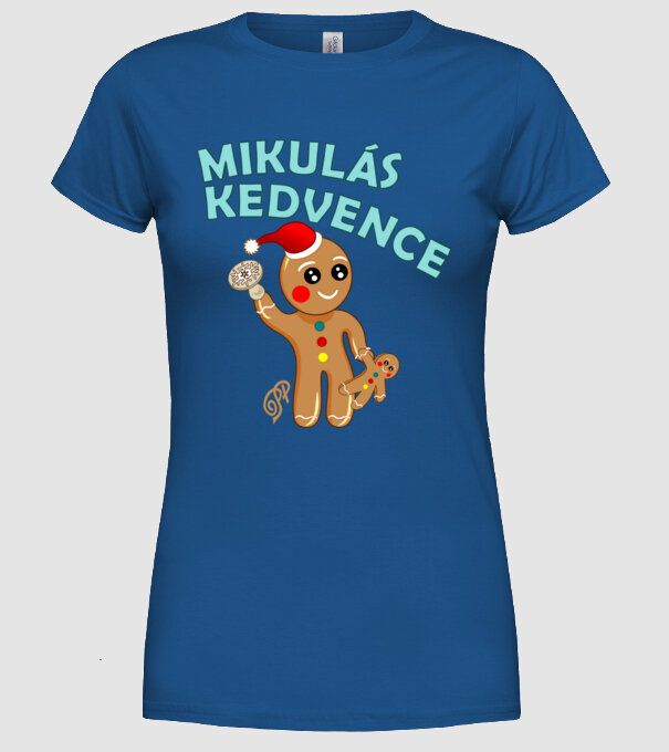  minta királykék pólón