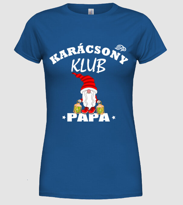  minta királykék pólón