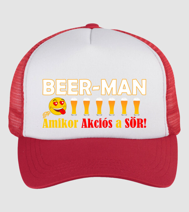  minta fehér/piros pólón