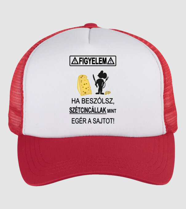  minta fehér/piros pólón