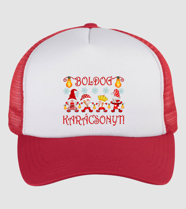  minta fehér/piros pólón
