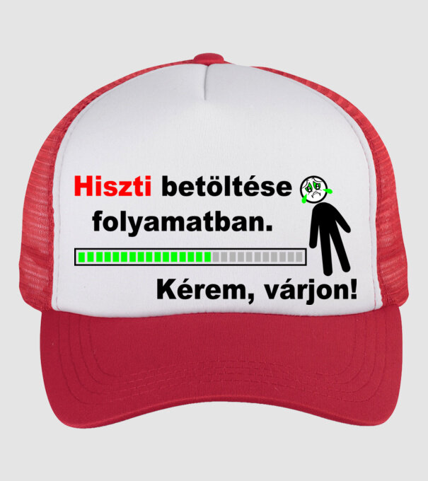  minta fehér/piros pólón