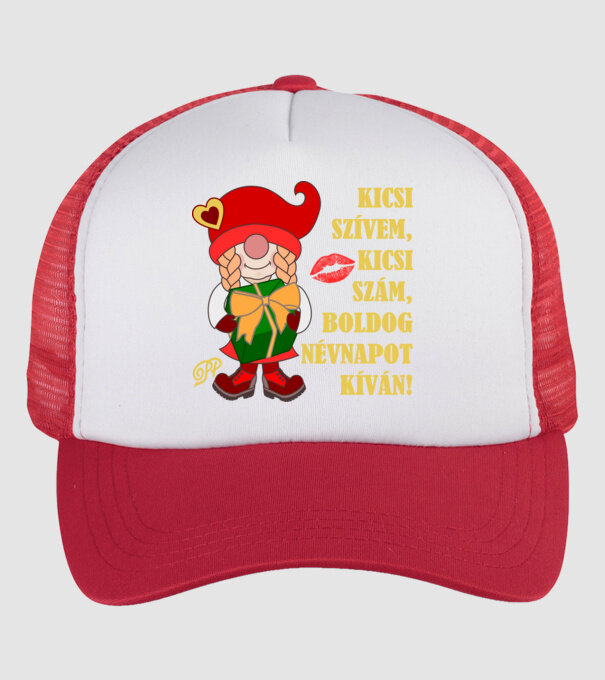  minta fehér/piros pólón