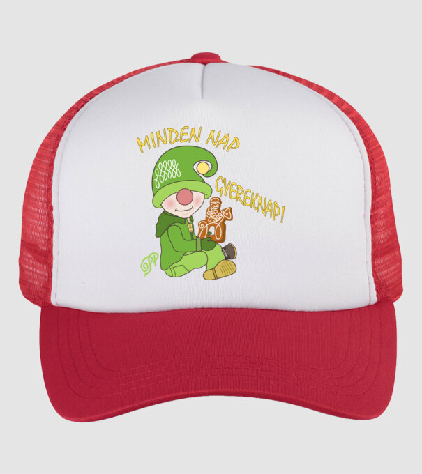  minta fehér/piros pólón