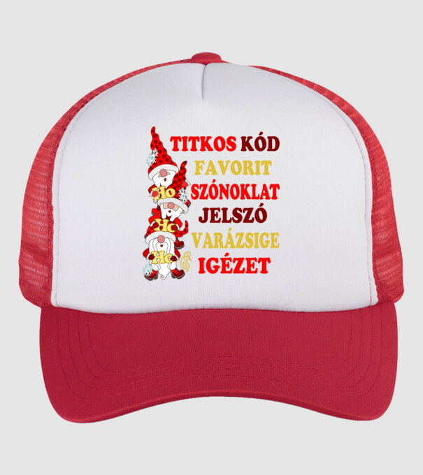  minta fehér/piros pólón