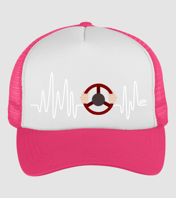  minta neonpink pólón