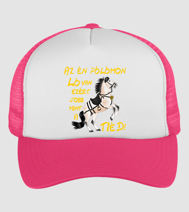  minta neonpink pólón