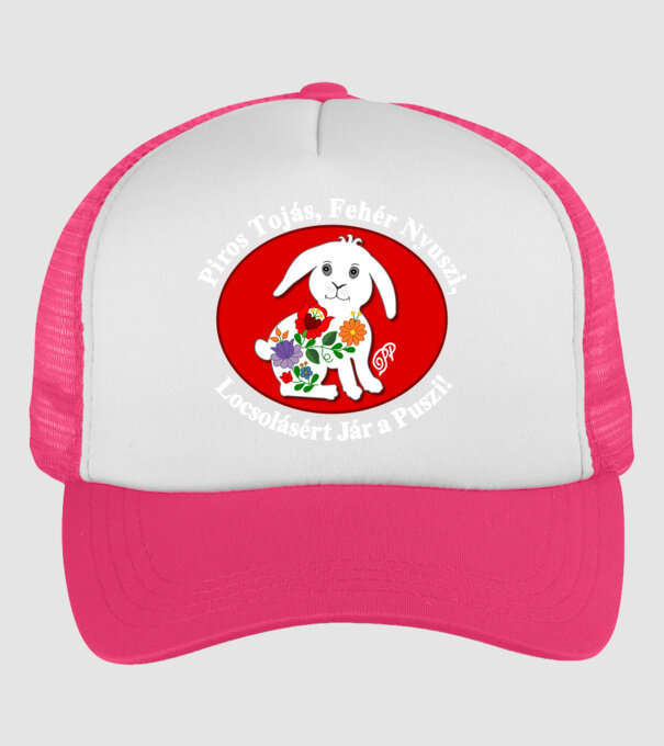  minta neonpink pólón