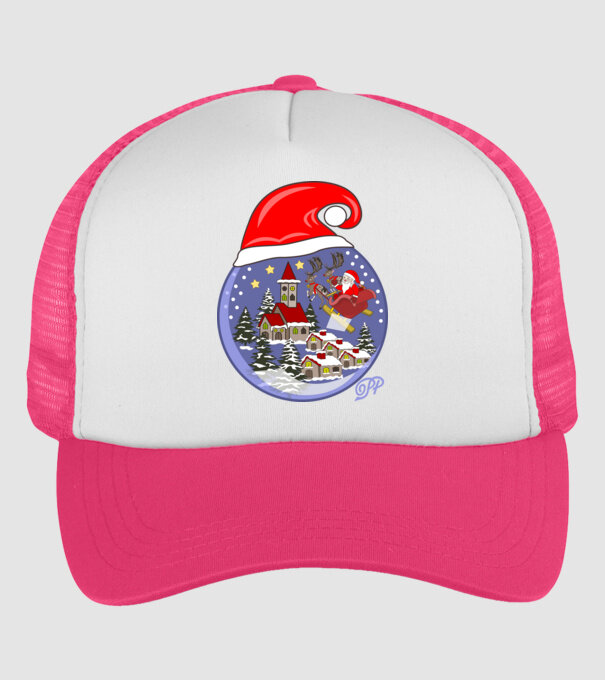  minta neonpink pólón
