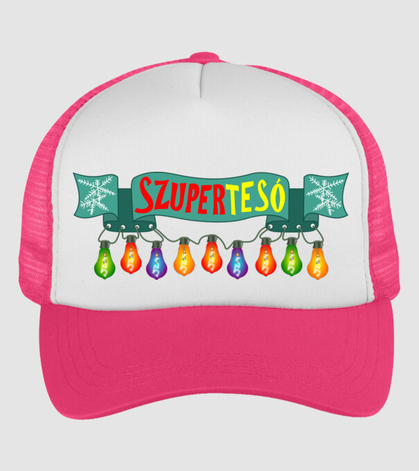  minta neonpink pólón