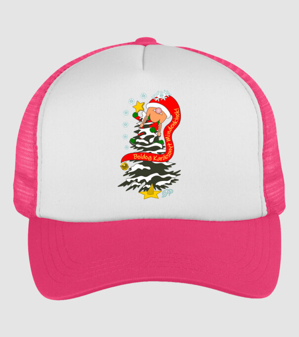  minta neonpink pólón