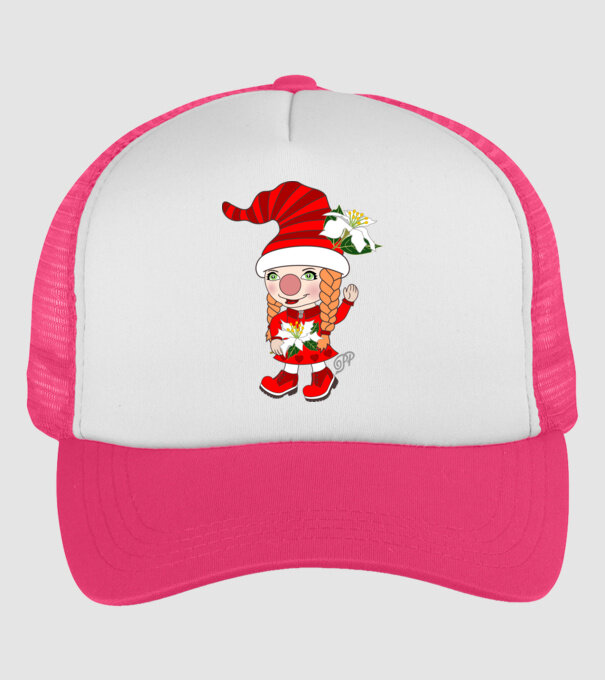  minta neonpink pólón