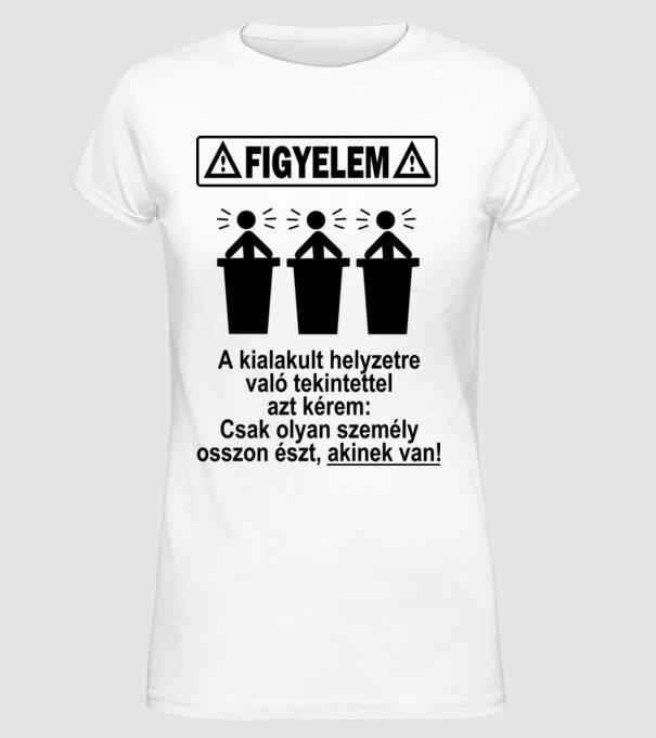  minta fehér pólón